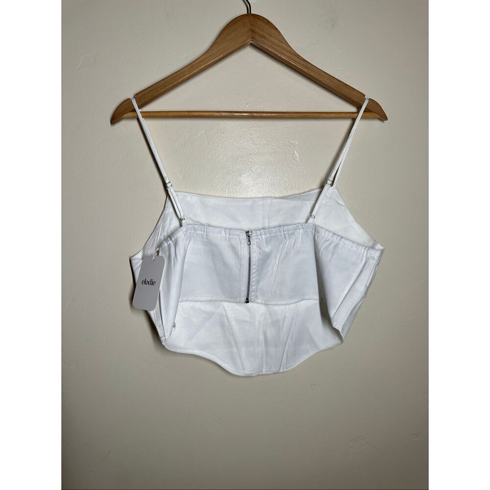 ๐ธ Revolve Elodie White Soft Cami Blouse Size Large New - Picture 2 of 3